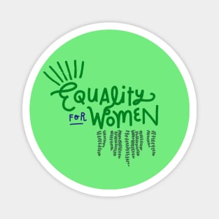 Equality for women Magnet